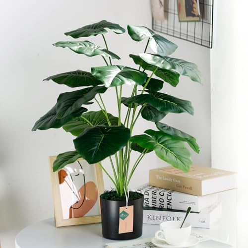 Der Rose 28 Inch Artificial Tropical Plant Indoor Decor