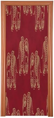 Susiyo Golden Little Elephant Halloween Door Cover