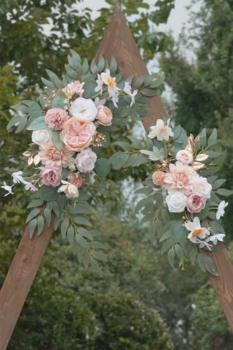 Faux Flower Swag Set of 2 for Wedding Welcome Signs 1