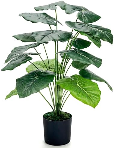 Der Rose 28 Inch Artificial Tropical Plant Indoor Decor