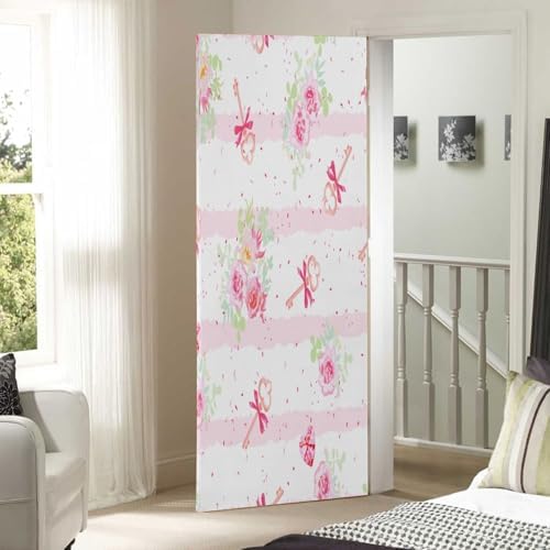 Susiyo Flowers and Old Keys Halloween Door Cover