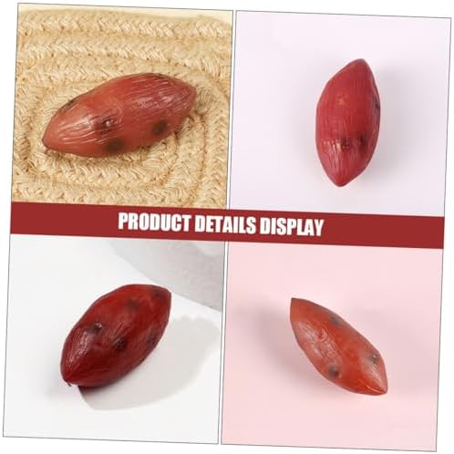 VICASKY 5pcs Realistic Artificial Sweet Potato Decor Kit