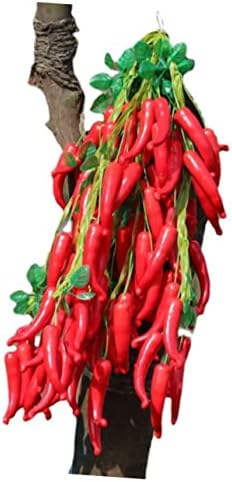 ABOOFAN 4pcs Artificial Pepper Hanging Decorations