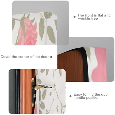 Susiyo Floral Vector Halloween Door Cover Stretch Fabric