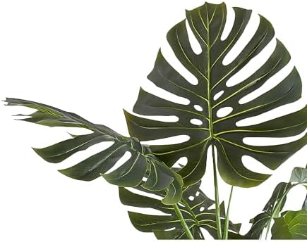 Monarch Specialties I 9548 Artificial Monstera Plant 55 Tall