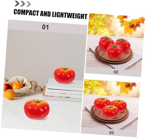 10pcs High Simulation Artificial Tomato Models for Decor