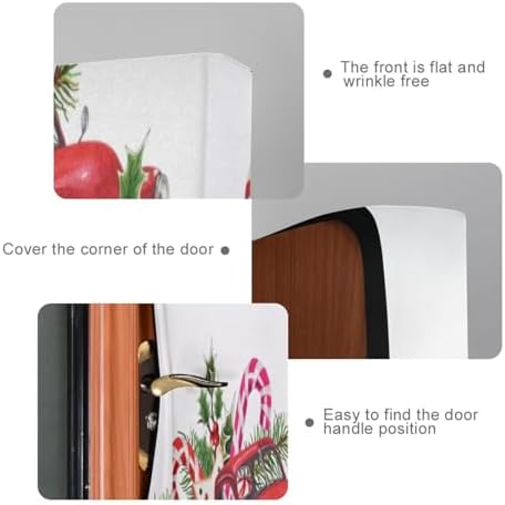 Susiyo Christmas Door Cover Decoration Stretch Fabric 32x79 in
