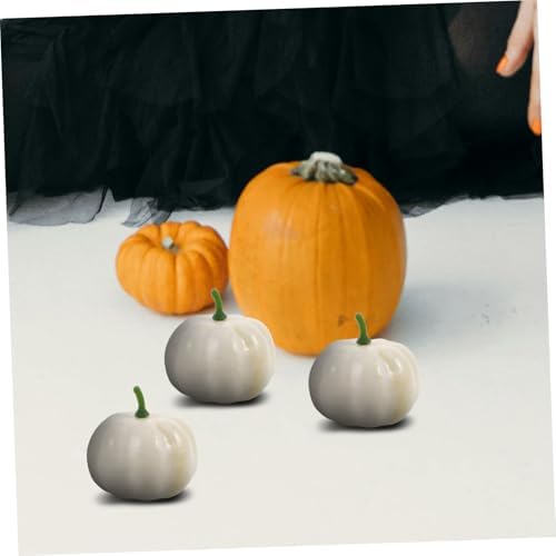 16pcs Artificial Pumpkins Halloween Decor DIY Craft Props