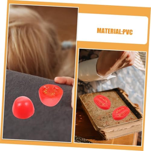 PRETYZOOM Realistic Artificial Cherry Tomato Props 10pcs