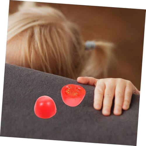 PRETYZOOM Realistic Artificial Cherry Tomato Props 10pcs