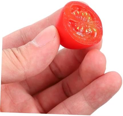 Zerodeko 10pcs Realistic Artificial Cherry Tomatoes Decor