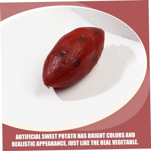 Realistic Artificial Sweet Potato Model Set 5Pcs