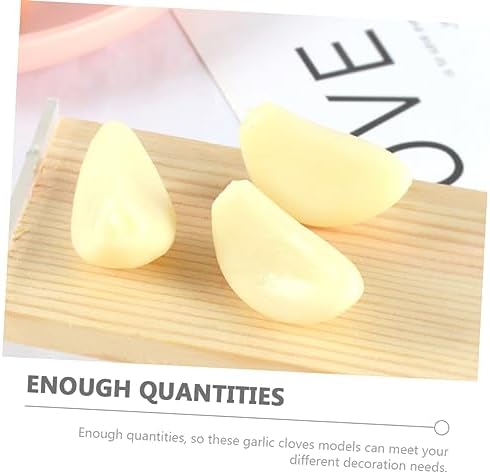 LIFKOME 10pcs Realistic Artificial Garlic Flakes Decor