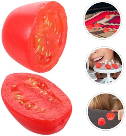 PRETYZOOM Realistic Artificial Cherry Tomato Props 10pcs