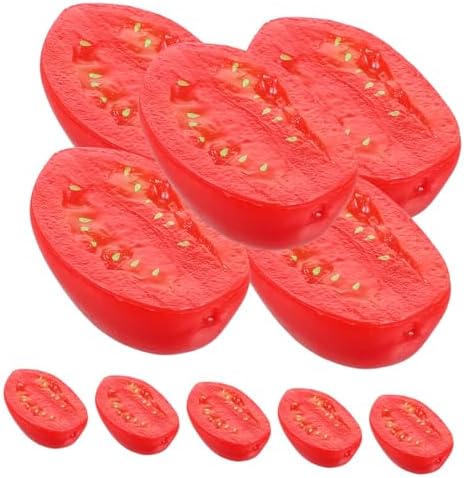 PRETYZOOM 10pcs Realistic Cherry Tomato Decor Models