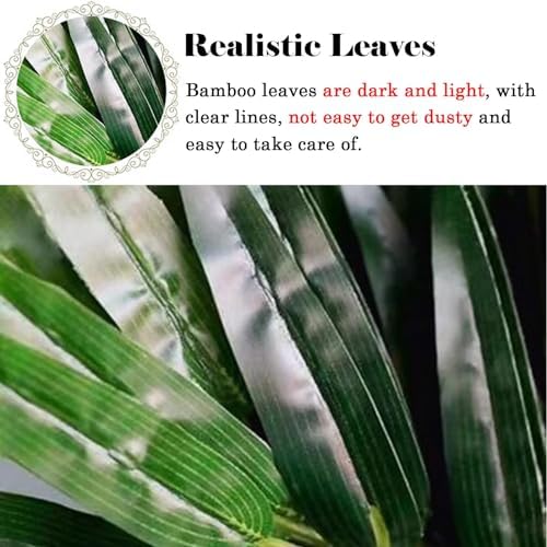 3-4-5-6 Ft Artificial Bamboo Plants for Home Garden