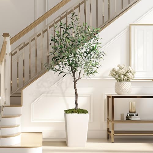 Olive Trees Artificial Indoor 5ft Decor Tree with Pot