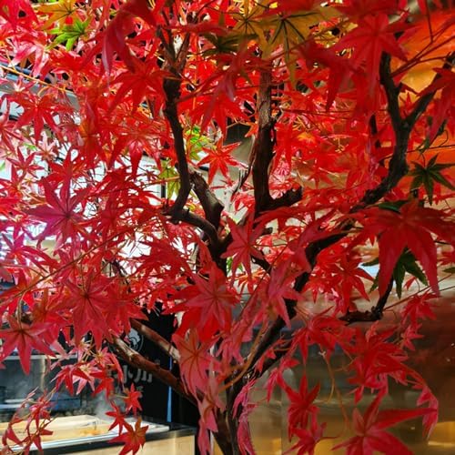 Outdoor Indoor Artificial Red Maple Tree 1x06m