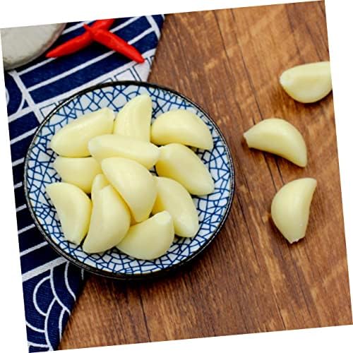 10pcs Simulated Garlic Cloves for Photography and Display