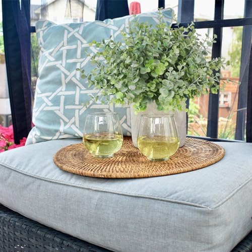 8 Bundles Artificial Boxwood Bushes for Home Office Decor