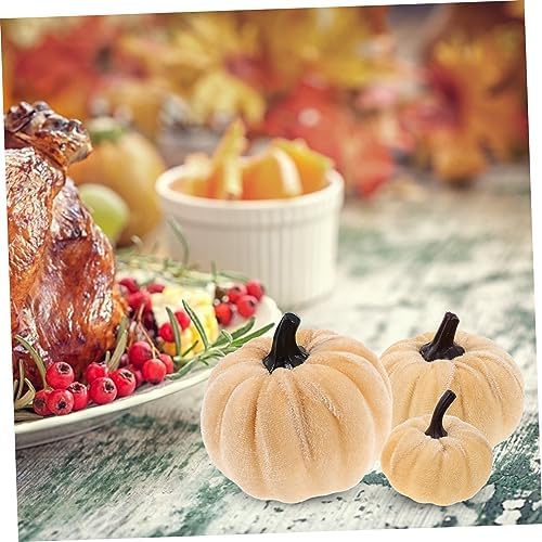 Zerodeko 6Pcs Artificial Pumpkins for Halloween Decor