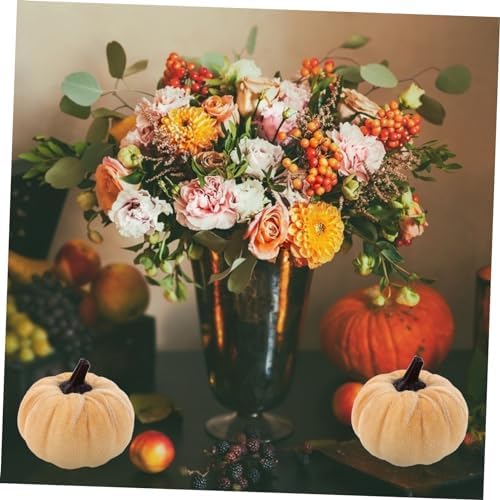 LIFKOME 6Pcs Artificial Pumpkins Halloween Decor