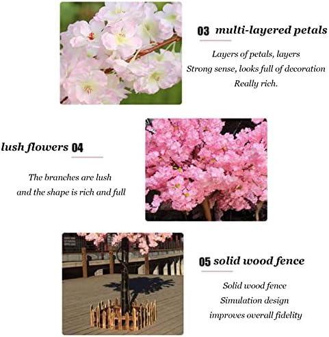 Artificial Cherry Blossom Tree Silk Garland Wedding Party Decor