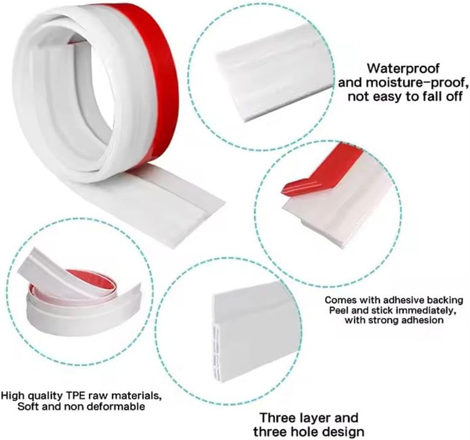 Weather Stripping Door Draft Stopper Self Adhesive Seal