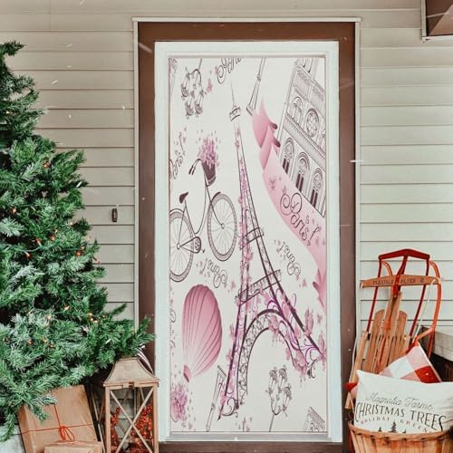 Susiyo Eiffel Tower Halloween Door Decoration