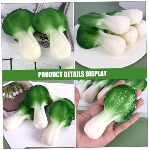 MAGICLULU 4pcs Artificial Vegetable Models for Photography and Decor