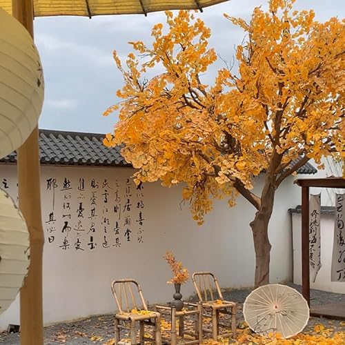 Large Simulated Ginkgo Tree 12m Artificial Fiberglass Decor Tree