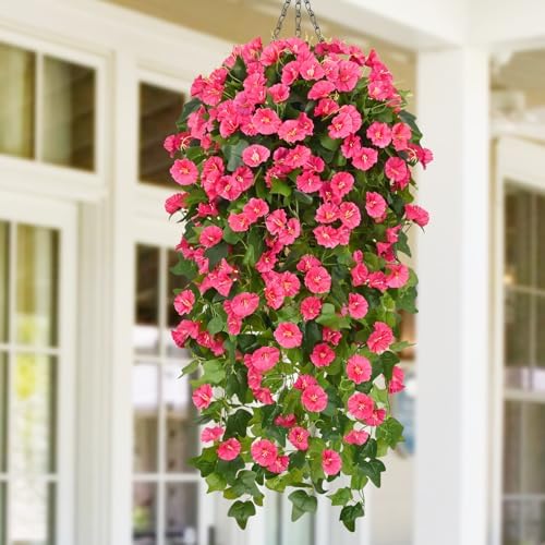 Waipfaru Artificial Hanging Flowers for Outdoor Decor