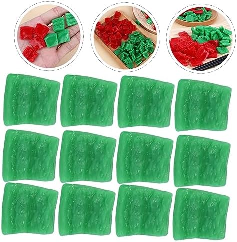 25pcs Realistic Pepper Slices Artificial Vegetable Display Props