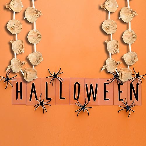 Angoily Halloween Fake Garlic Wreath Decoration