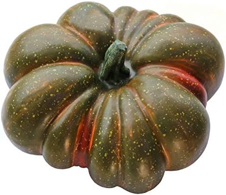 Big Artificial Pumpkin for Fall Decor Green 126inch Handmade