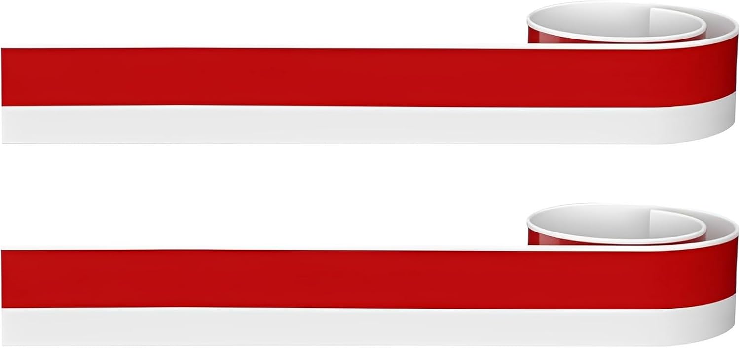 2Pcs Door Draft Stopper Self Adhesive Windscreen Seal Door Seal White