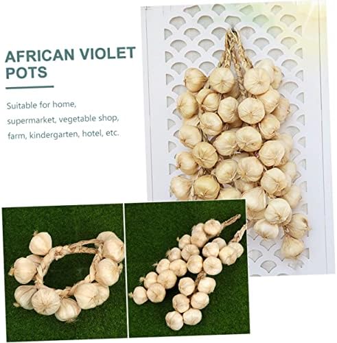 STOBAZA Lifelike Foam Garlic Green Decor Strings