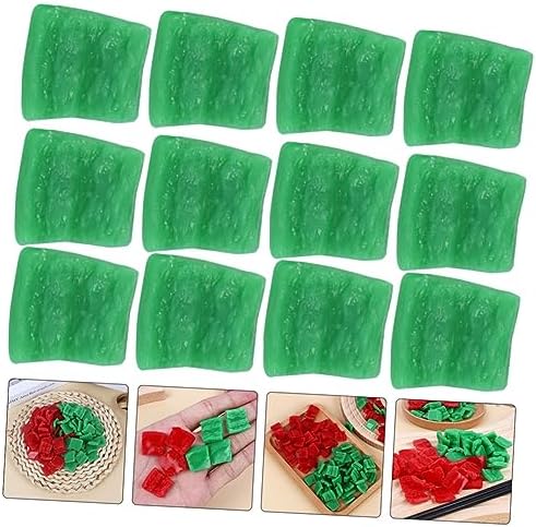 25PCS Artificial Pepper Slice Decor for Home Restaurant Display