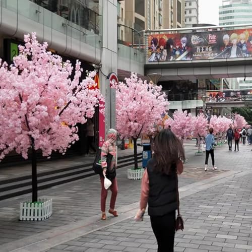 TBJEN Simulation Plant Japanese Artificial Cherry Blossom Tree 1x06m