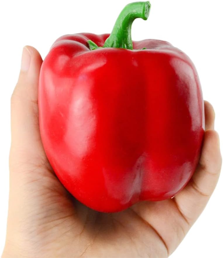 Lorigun Artificial Bell Peppers 3 Pcs Red Green Yellow