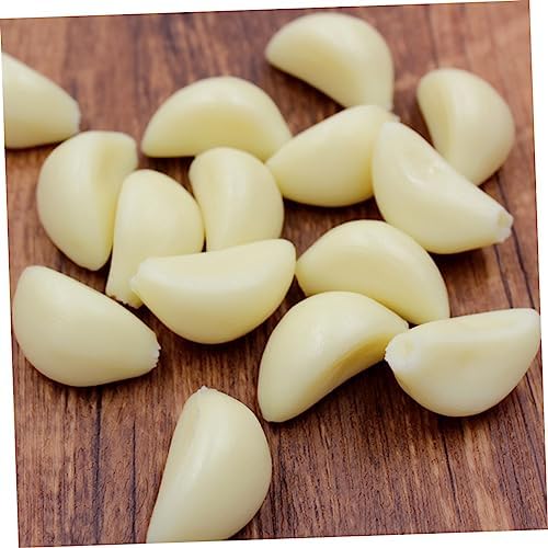 10pcs Simulated Garlic Cloves for Photography and Display