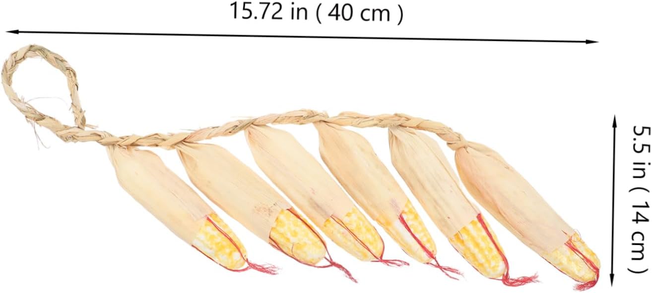 ERINGOGO 2pcs Lifelike Corn Wall Art Home Decor