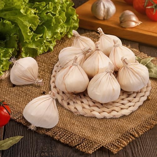 Folmywy Artificial Garlic 10 Pcs Lifelike Home Decor