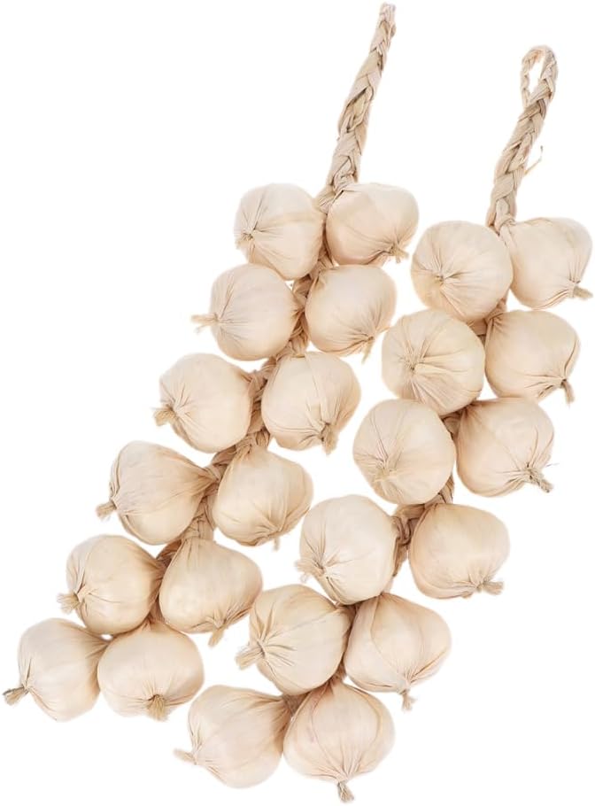 2pcs 20 Inch Artificial Garlic Strings for Halloween Decor