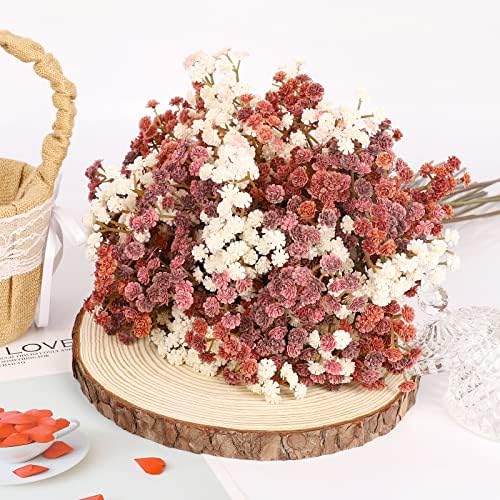 NT NIETING Fall Decor Artificial Baby Breath Flowers Bouquets 10Pcs