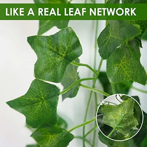 ADORAMOUR Artificial Ivy Garlands 6Pack 83 Inch Realistic Greenery