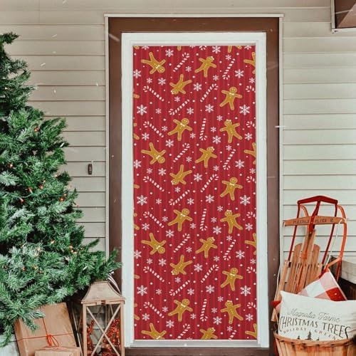 Susiyo Christmas Door Cover Decoration 32x79 in