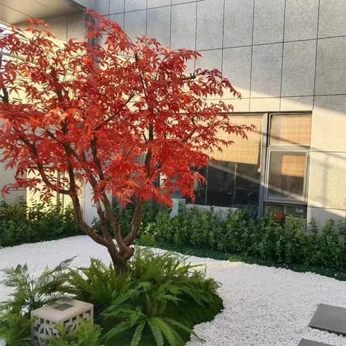 ESRADA Decorative Artificial Red Maple Tree 1x06m
