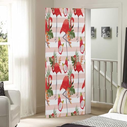 Susiyo Art Flamingo Halloween Door Cover