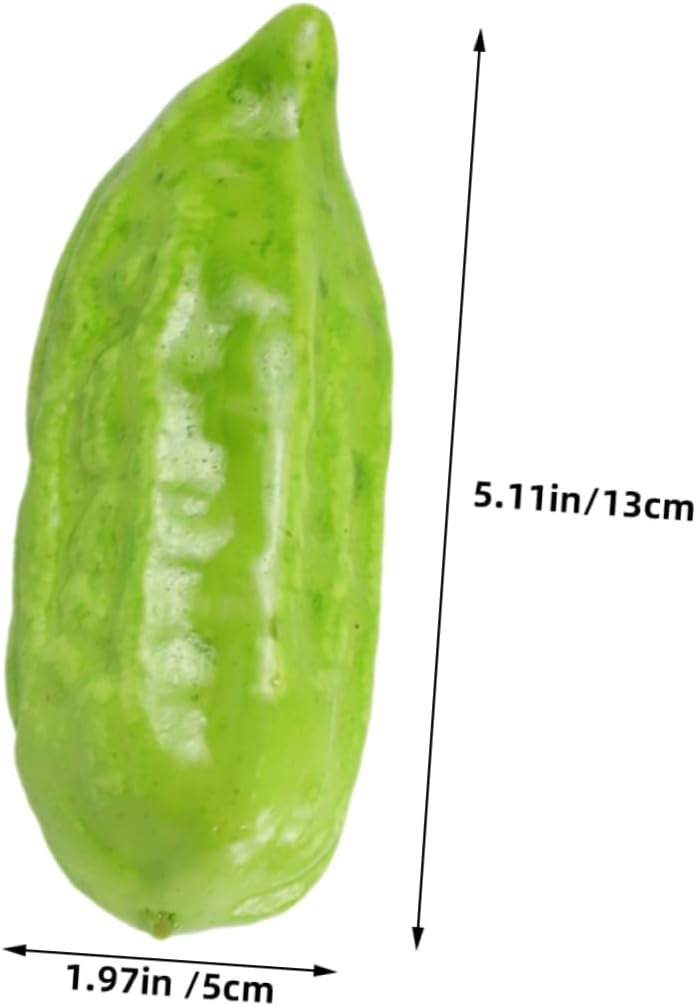 LIFKOME 3pcs Artificial Bitter Gourd Models